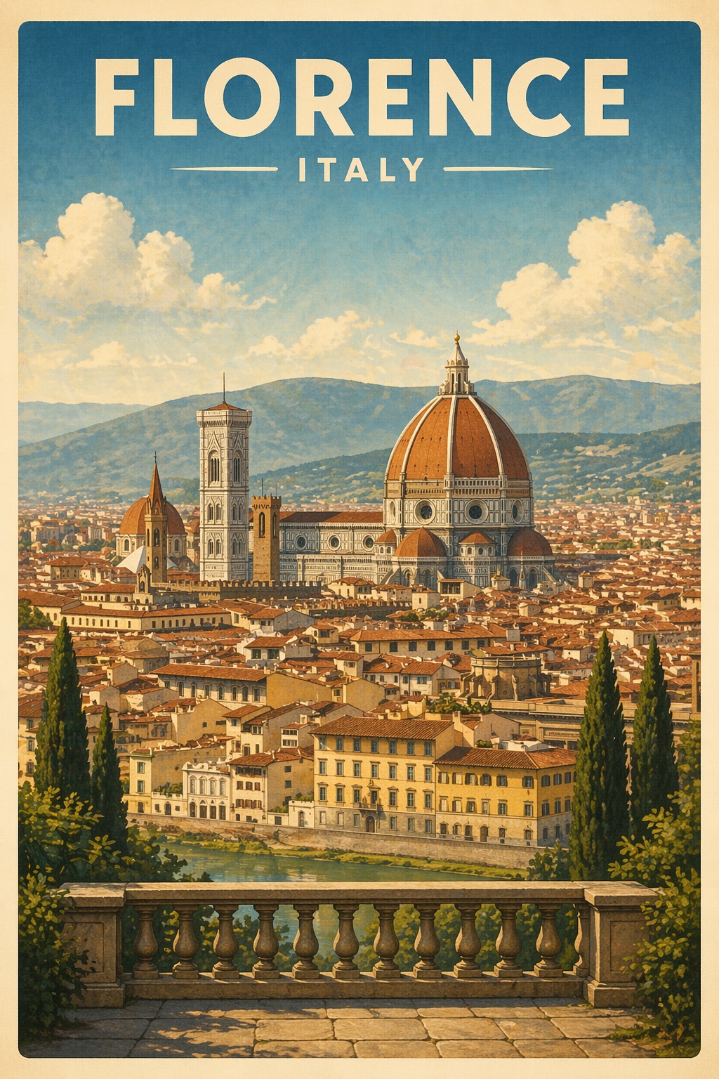 Florence — Duomo at Dusk